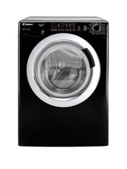 Candy Gvs149Dc3B Grand'O Vita Smart Touch 9Kg Load, 1400 Spin Washing Machine - Black